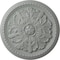Ekena Millwork Swindon Ceiling Medallion (Fits Canopies up to 2 7/8"), 16 7/8"OD x 1 1/2"P, Primed White CM16SW - alternate 1